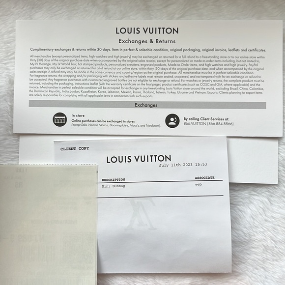 ♥️Brand New AUTHENTIC  Louis Vuitton Mini Bumbag - Picture 6 of 7